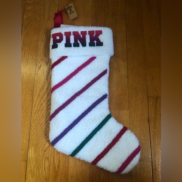 PINK Christmas Stocking - Picture 2 of 5